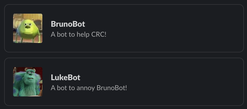 A picture of Brunobot & Lukebot