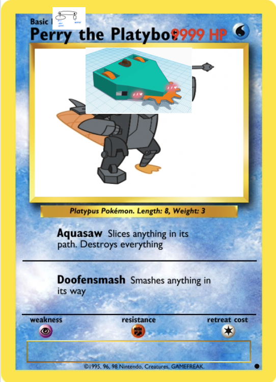Perrybot trading card